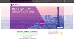Desktop Screenshot of cpcu.fr